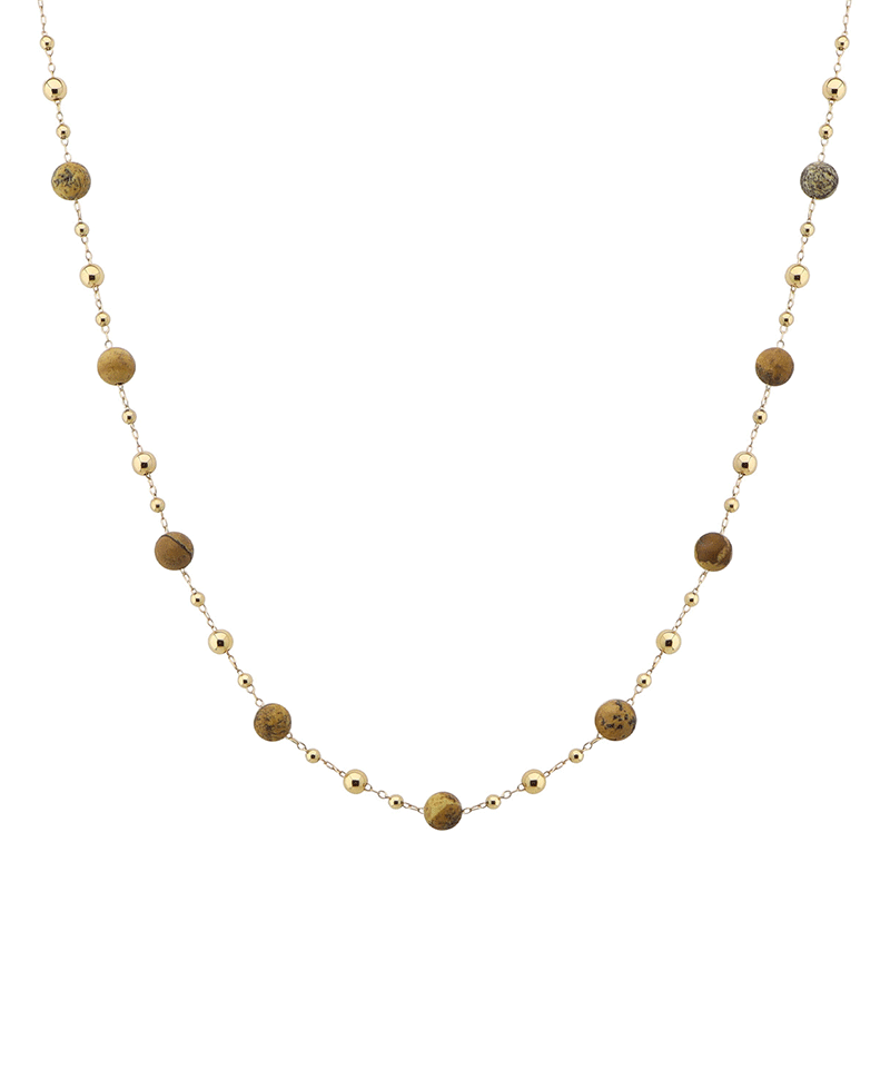 Multi Bead Short Necklace