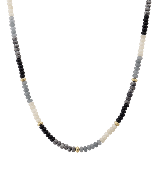 Stone Bead Short Necklace