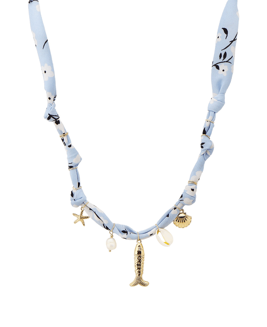 Sea Life Scarf Necklace