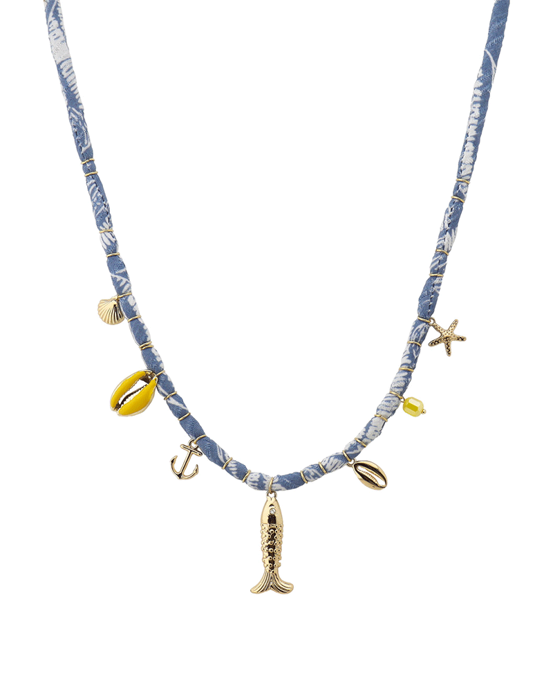 Sea Life Scarf Necklace