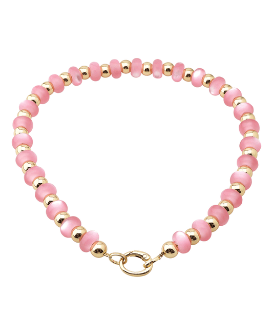 Multi Bead w/ Clasp Short Necklace