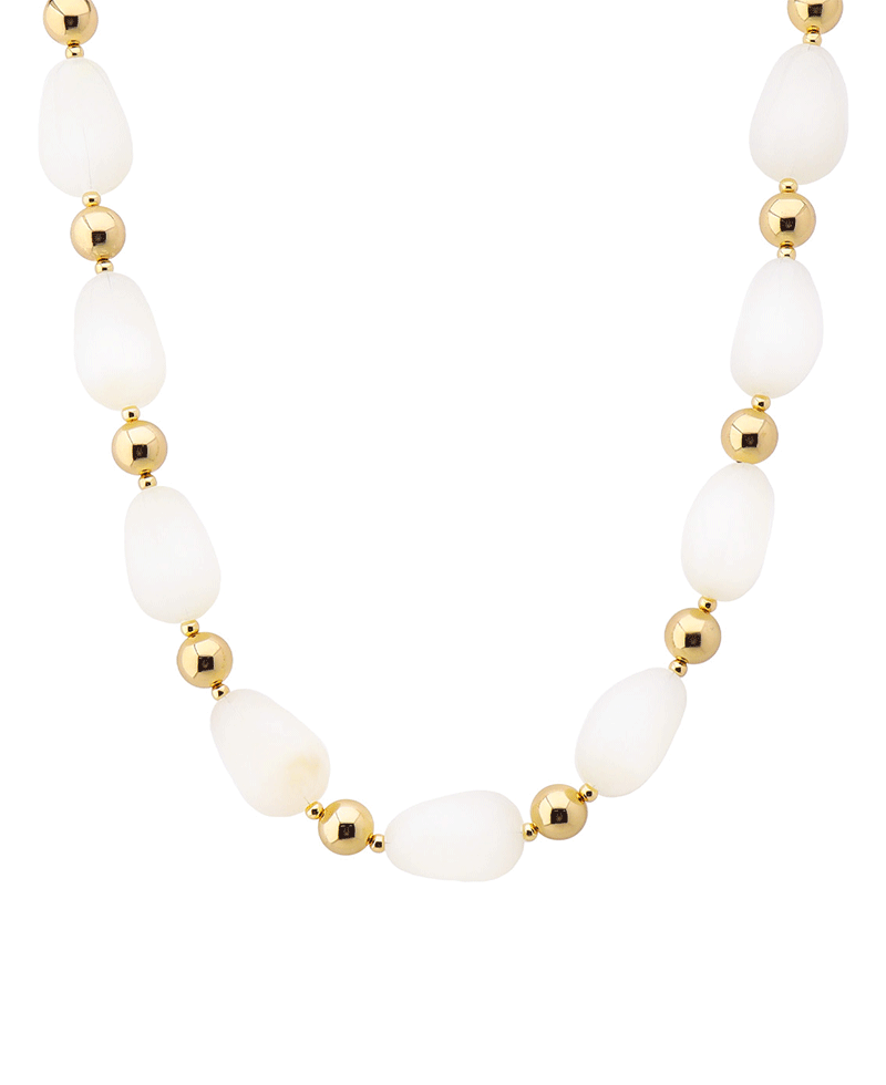 Resin & CCB Short Necklace