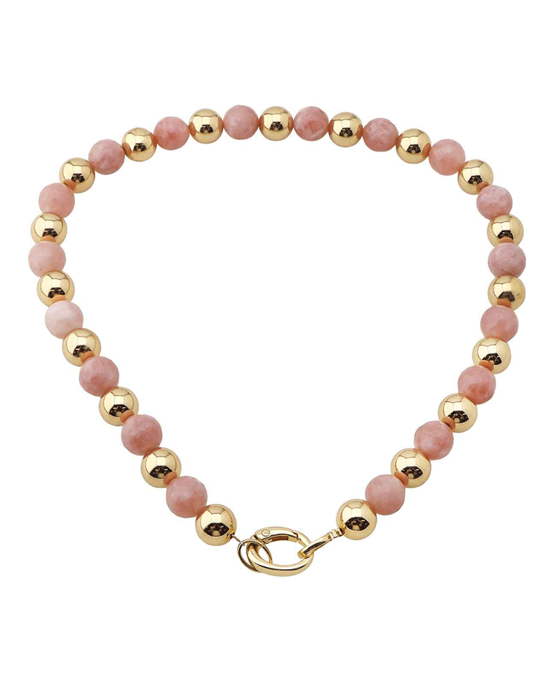 Multi Bead w/ Clasp Short Necklace