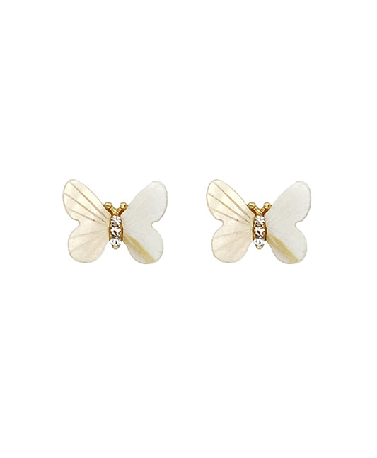 Mop Butterfly Earring