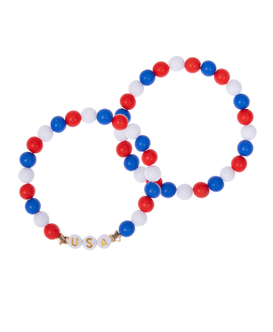 USA Beads Stretch Bracelet