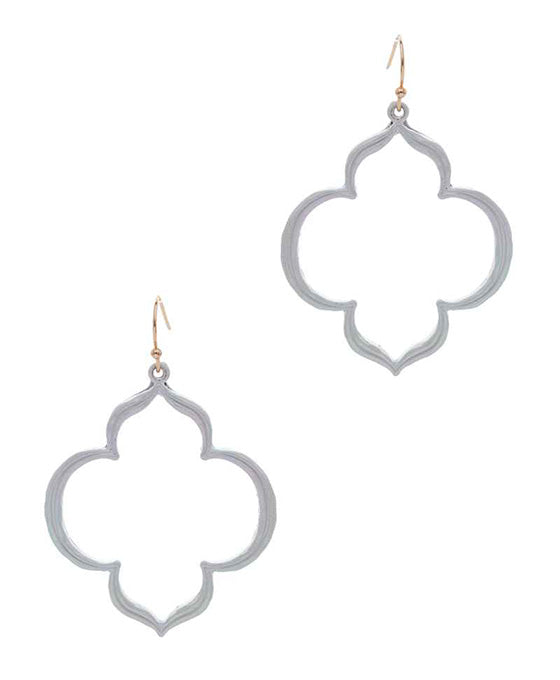 Marquise AB Coated Enamel Earring