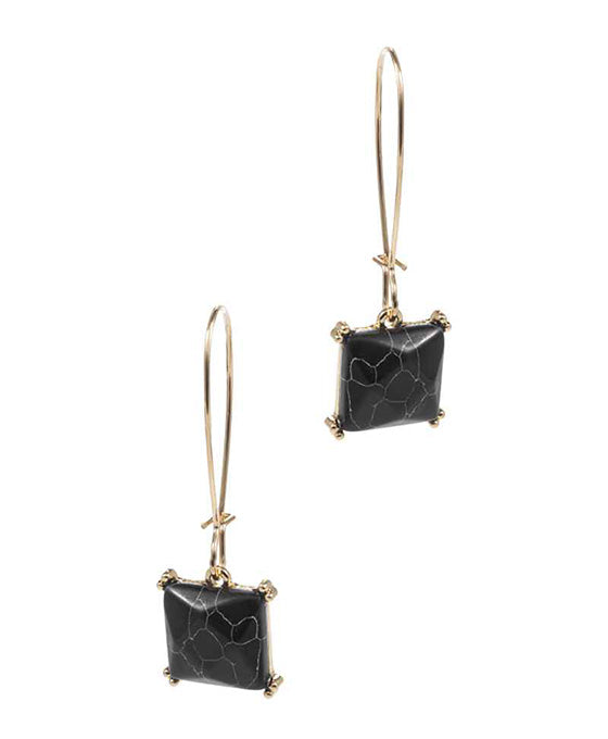 Square Stone Earring