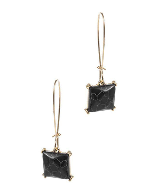 Square Stone Earring