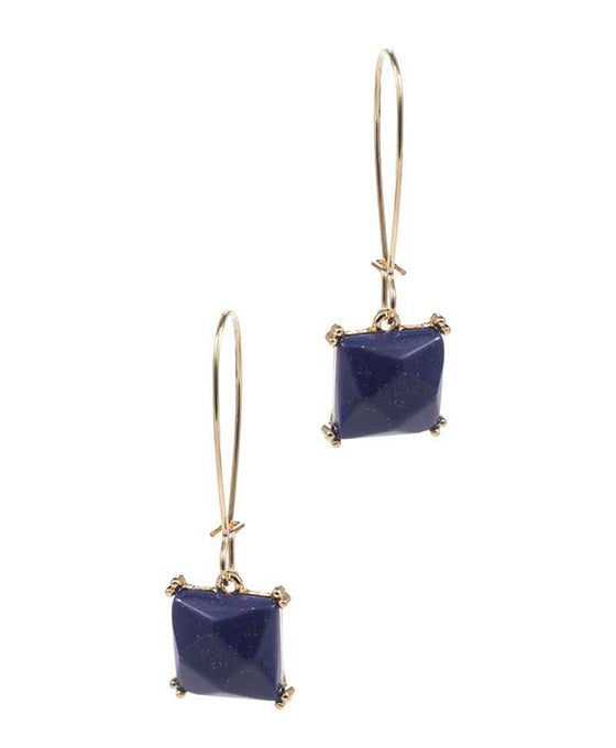 Square Stone Earring