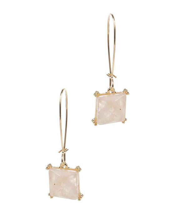 Square Stone Earring