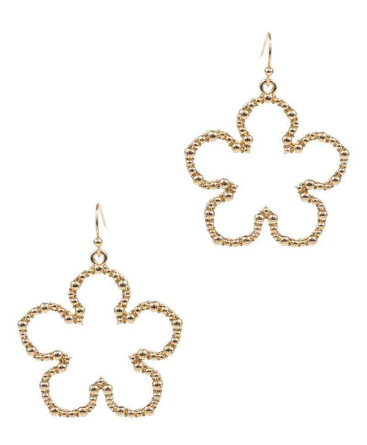 Flower Metal Earring