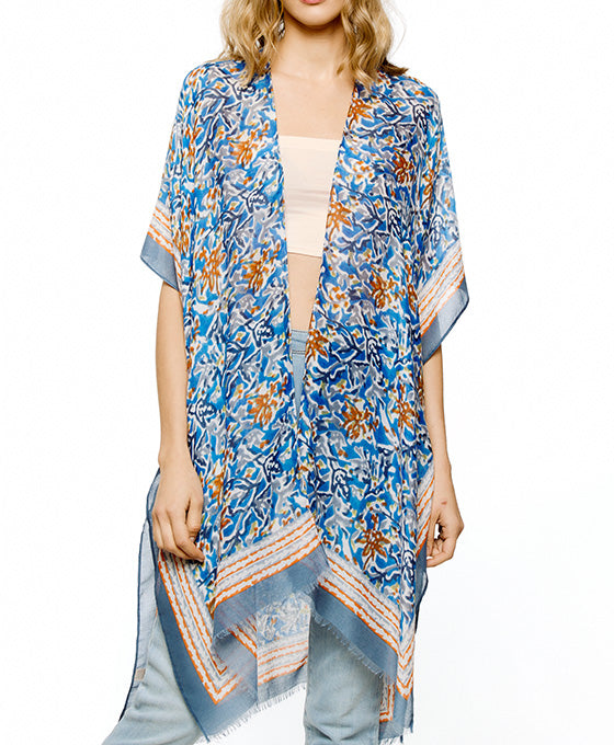 Multi Printed Kimono