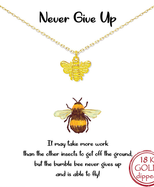 Bumble Bee Necklace