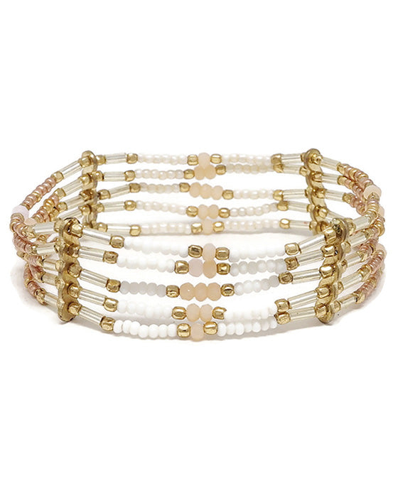 Seed Bead Stretch Bracelet