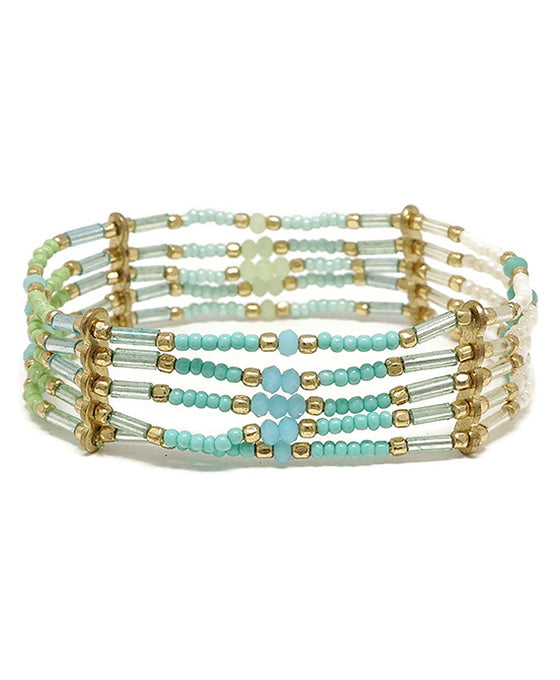 Seed Bead Stretch Bracelet