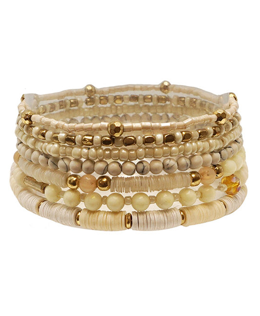 Multi Beads Stackable Bracelet