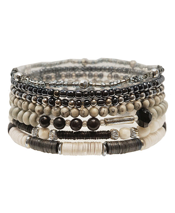 Multi Beads Stackable Bracelet