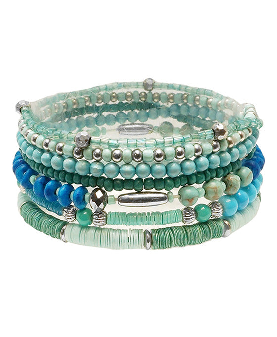 Multi Beads Stackable Bracelet