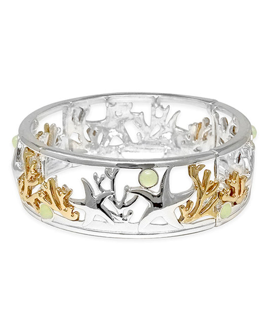 Starfish w/ Sea Glass Cutout Bracelet