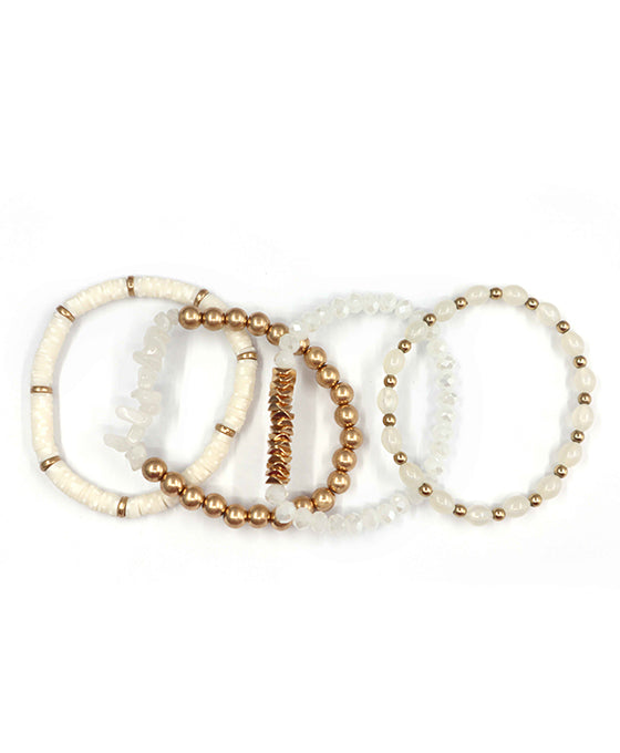 Multi Beads Stretch Bracelet