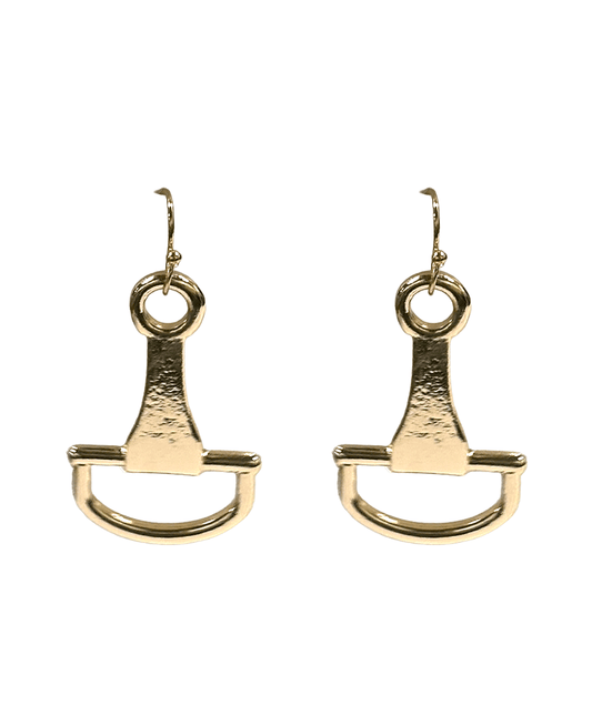 Horsebit Drop Earring