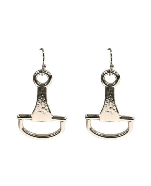 Horsebit Drop Earring
