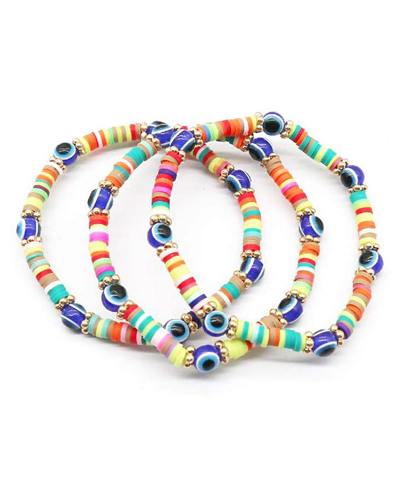Evil Eye Beaded Bracelet