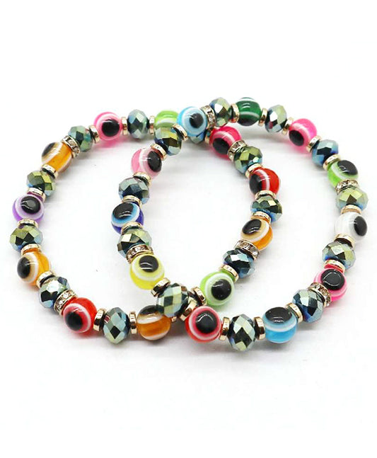 Double Evil Eye Bracelet