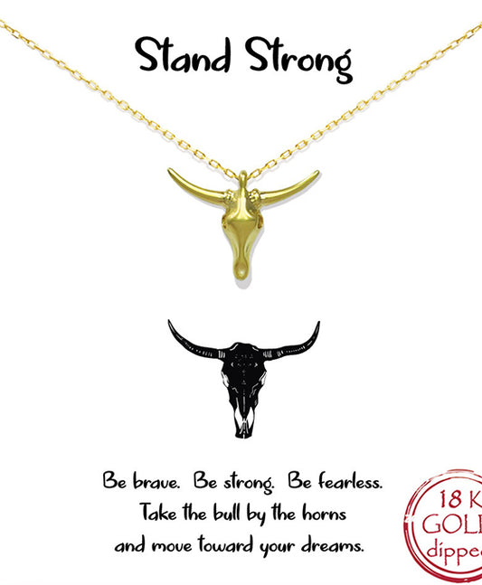 Cow Skull Necklace