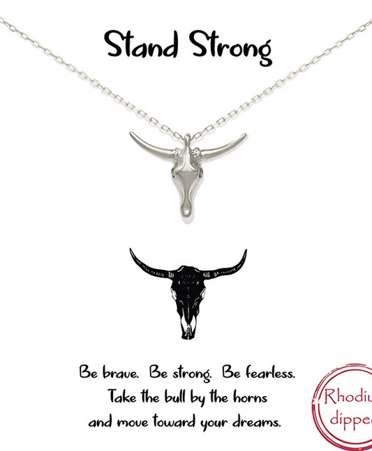 Cow Skull Necklace