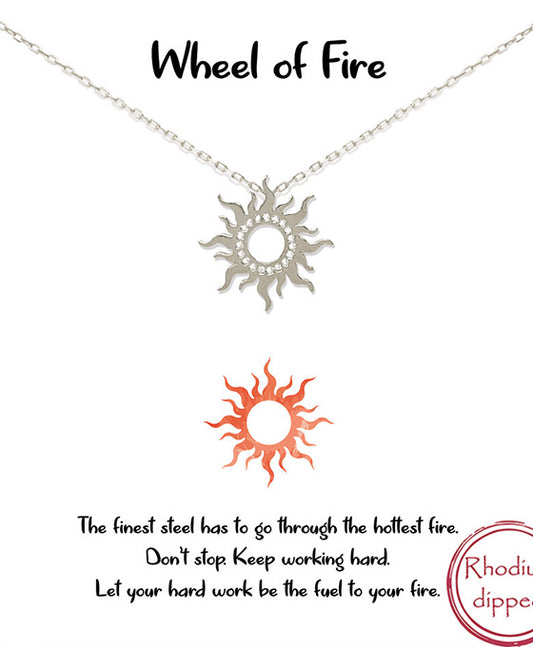 Wheel of Fire Necklace