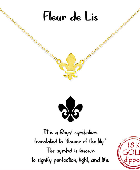 Fleur De Lis Necklace