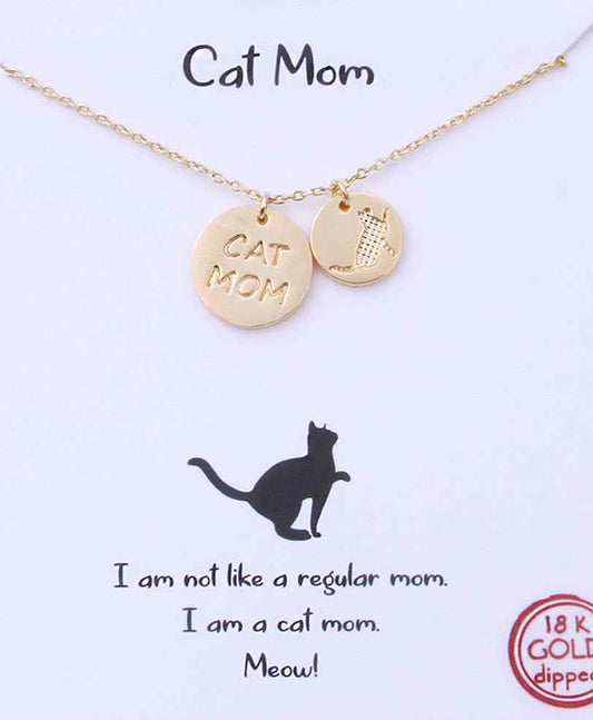 Cat Mom Necklace