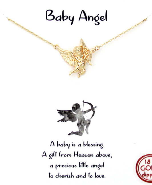 Baby Angel Pendant Necklace