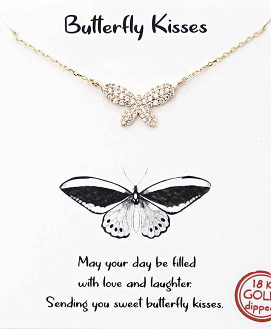 CZ Butterfly Necklace