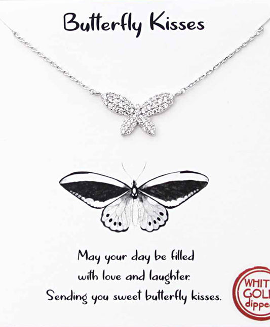 CZ Butterfly Necklace