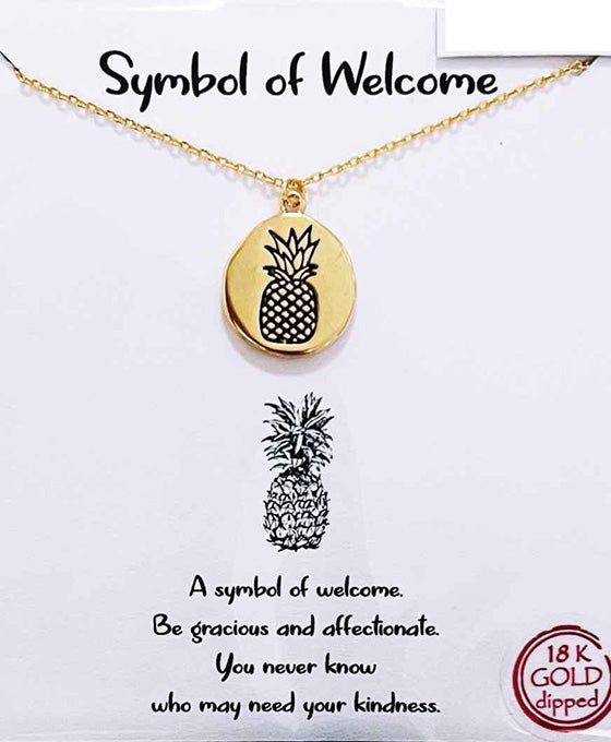 Pineapple Pendant Necklace
