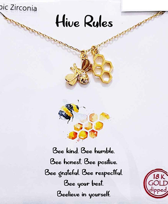 Honey Comb Necklace