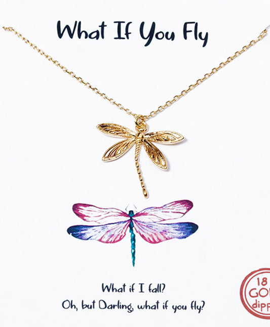 Dragonfly Pendant Necklace