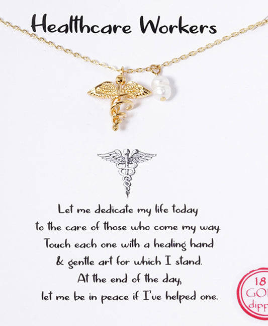 Healthcare Logo w/ Pearl Necklace