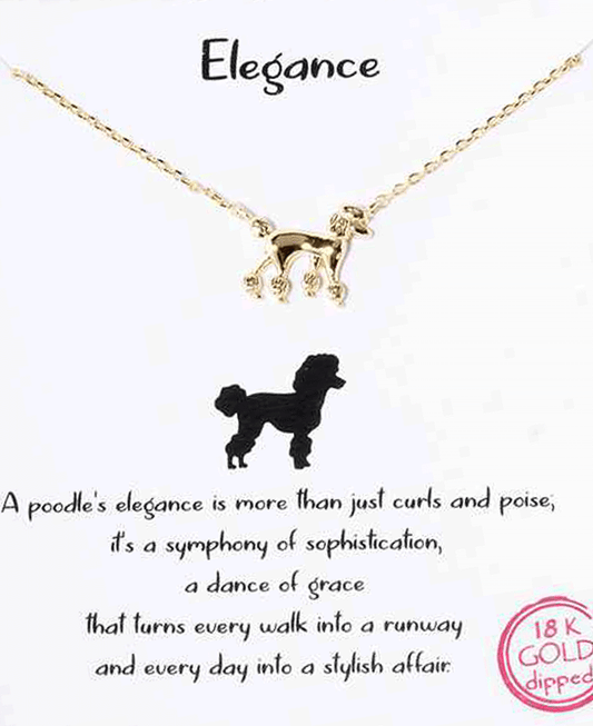 Poodle Necklace