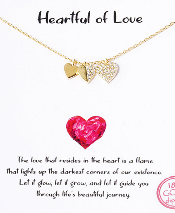 Three Hearts Necklace