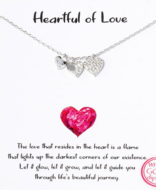 Three Hearts Necklace