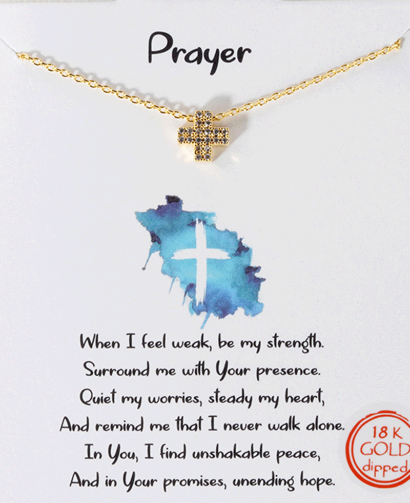 Square Cross Necklace