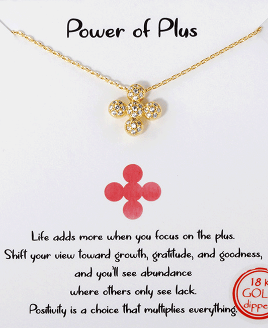 Plus Sign Necklace