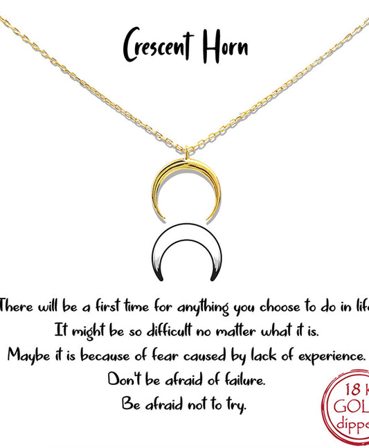 Crescent Horn Necklace