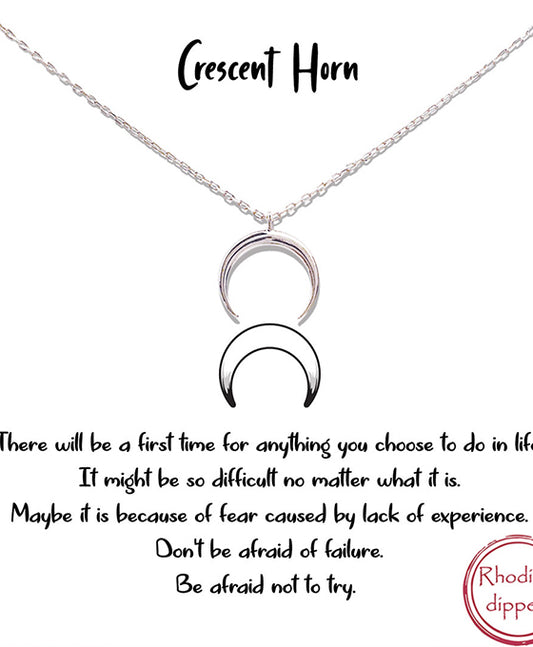 Crescent Horn Necklace