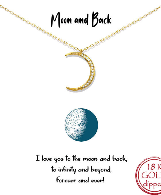 Moon & Back Necklace