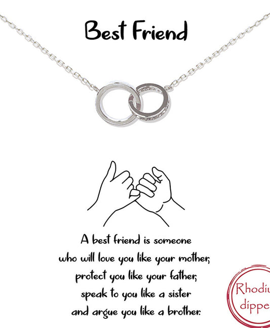 Two Circle Intertwined Necklace