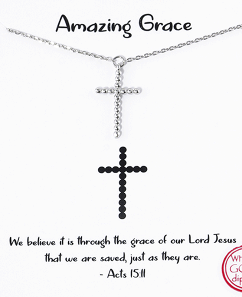 Ball Cross Necklace
